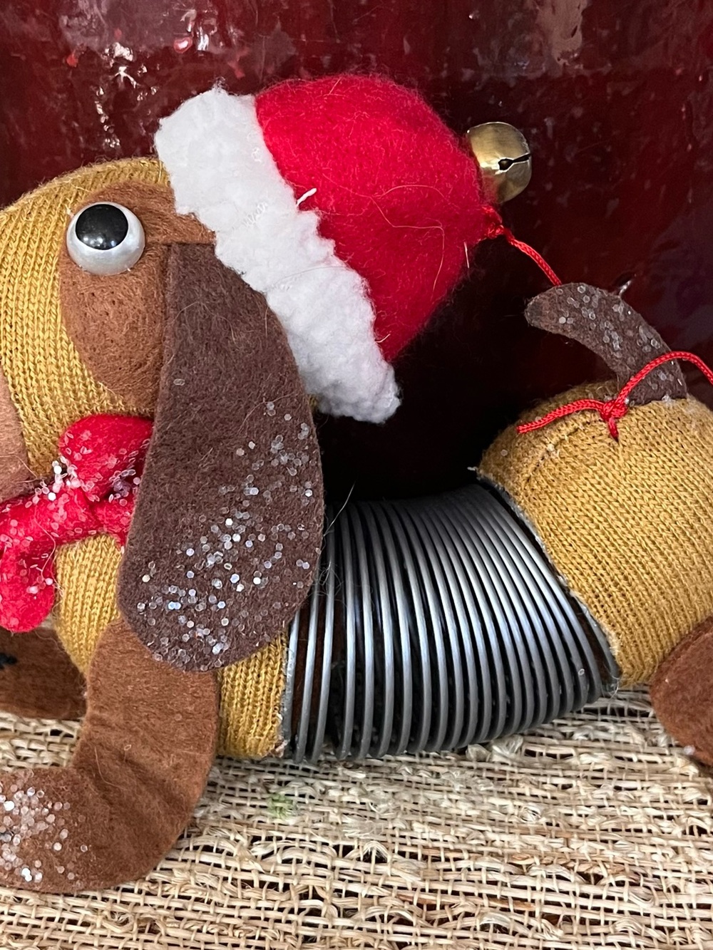 Festive Sullivans Springer Dog Ornament 5.5"H Brown - 7"L x 2.5"W x 5.5"H